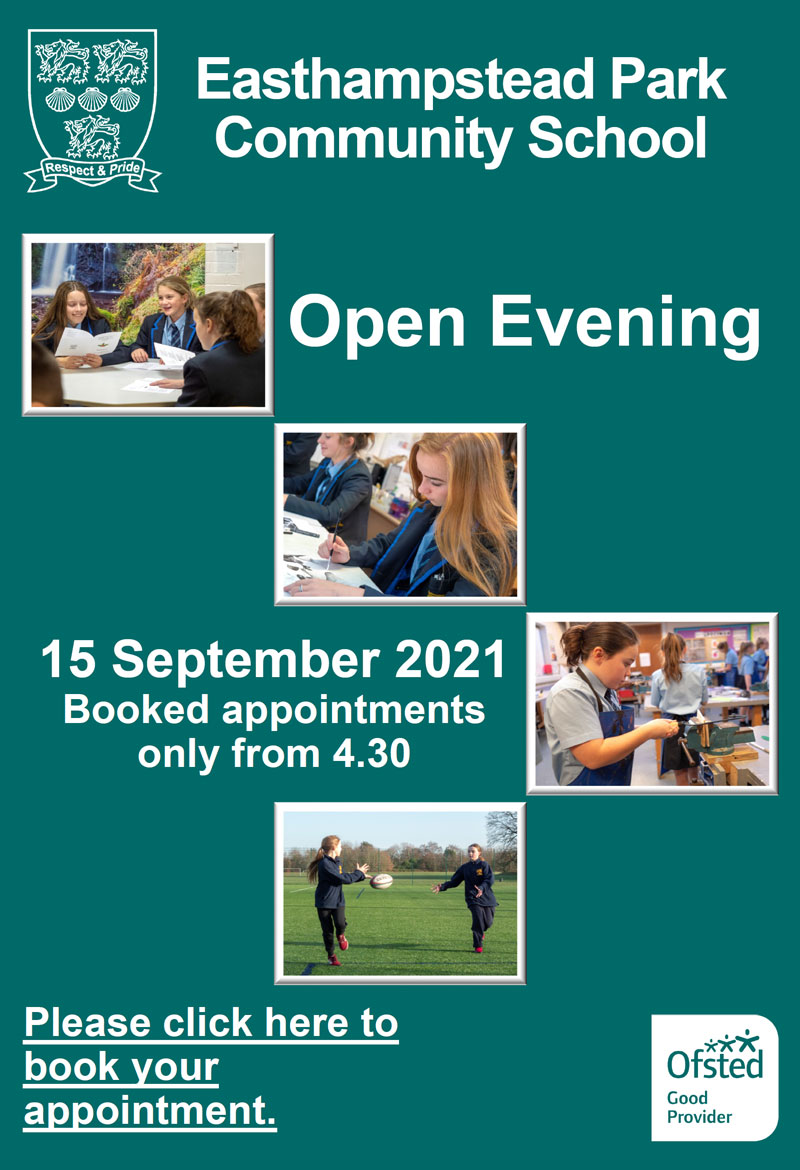 Open Evening Poster 2021