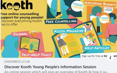 KOOTH Online Mental Wellbeing Support  – Young Peoples Info Session 09.05.2022 6pm-7pm